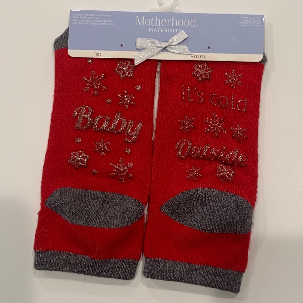 NWT! Baby it’s cold outside gift socks